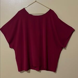 Elegant Burgundy Women's Top